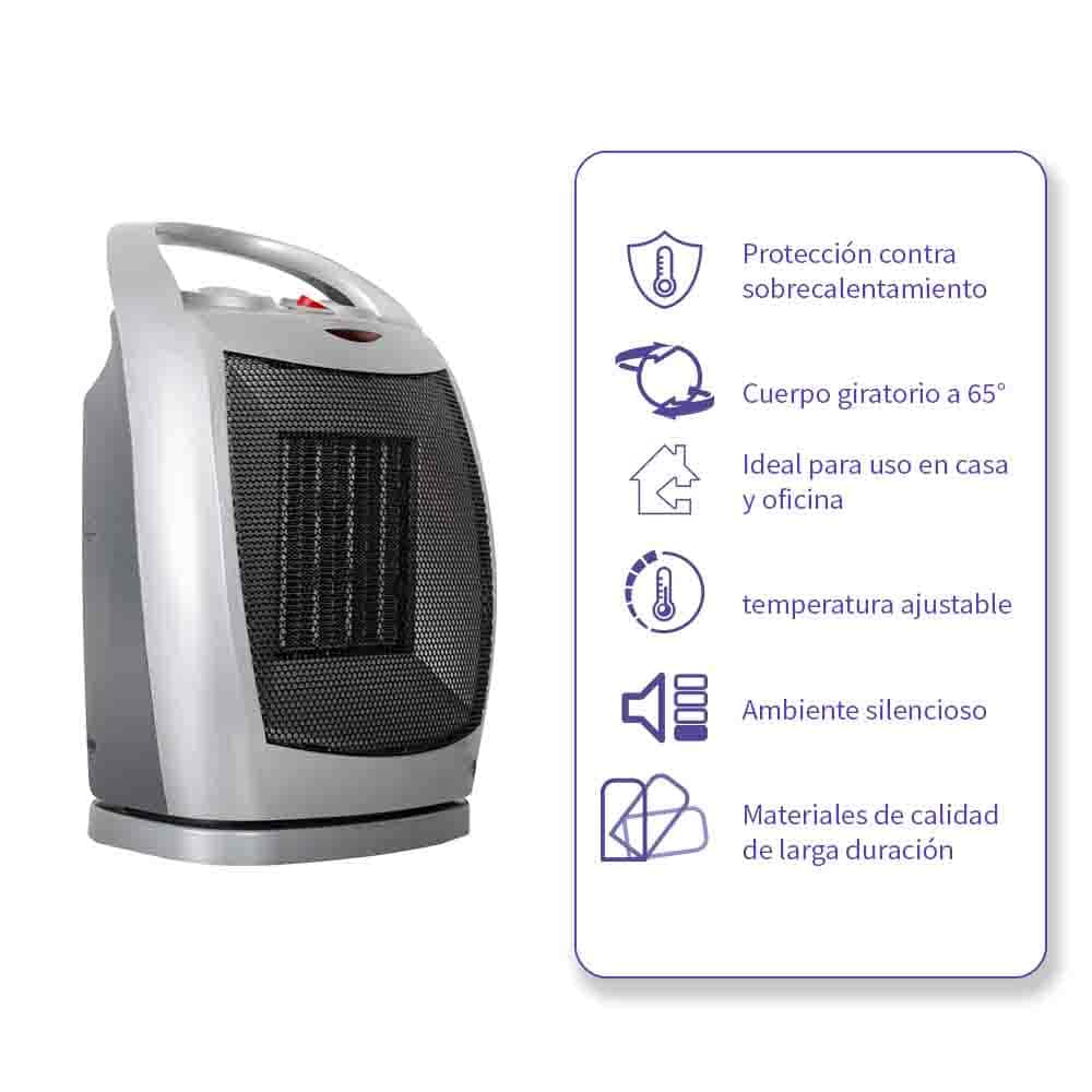 IUSA - Calefactor de ambiente portátil, 1500 w