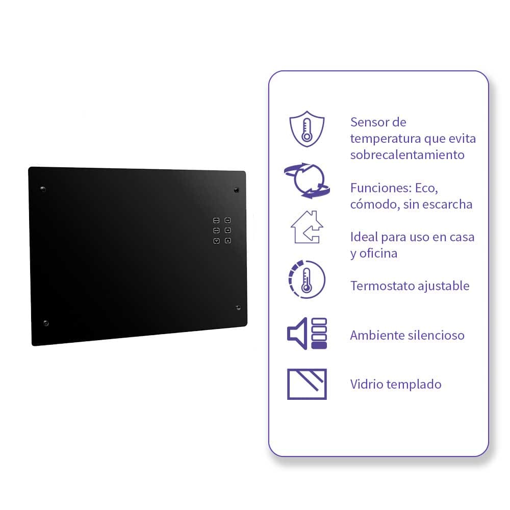IUSA - Calefactor de ambiente para piso y pared, 1500 w