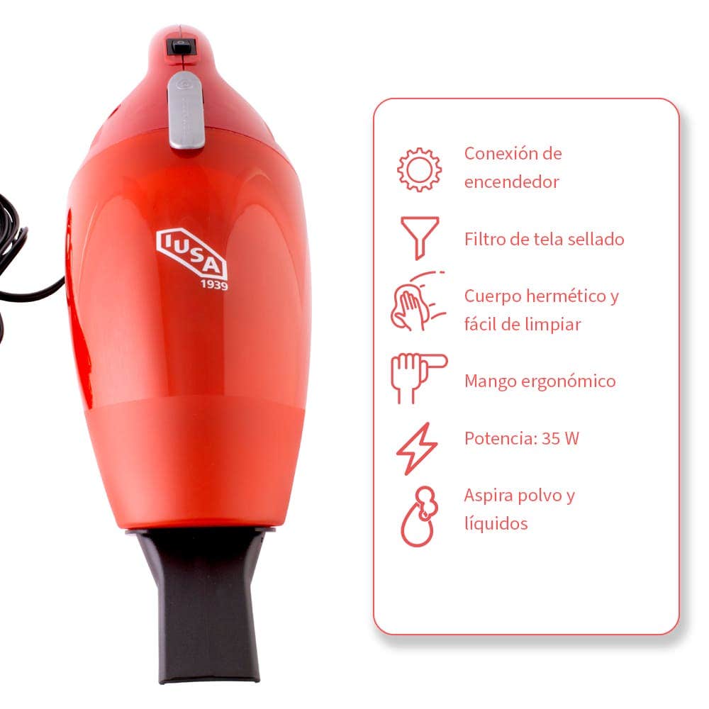IUSA - aspiradora manual iusa para auto