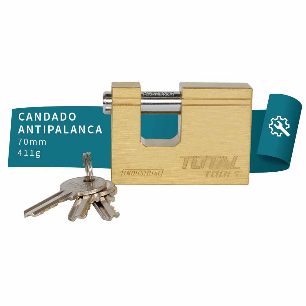 IUSA - Candado Antipalanca de Latón 70Mm