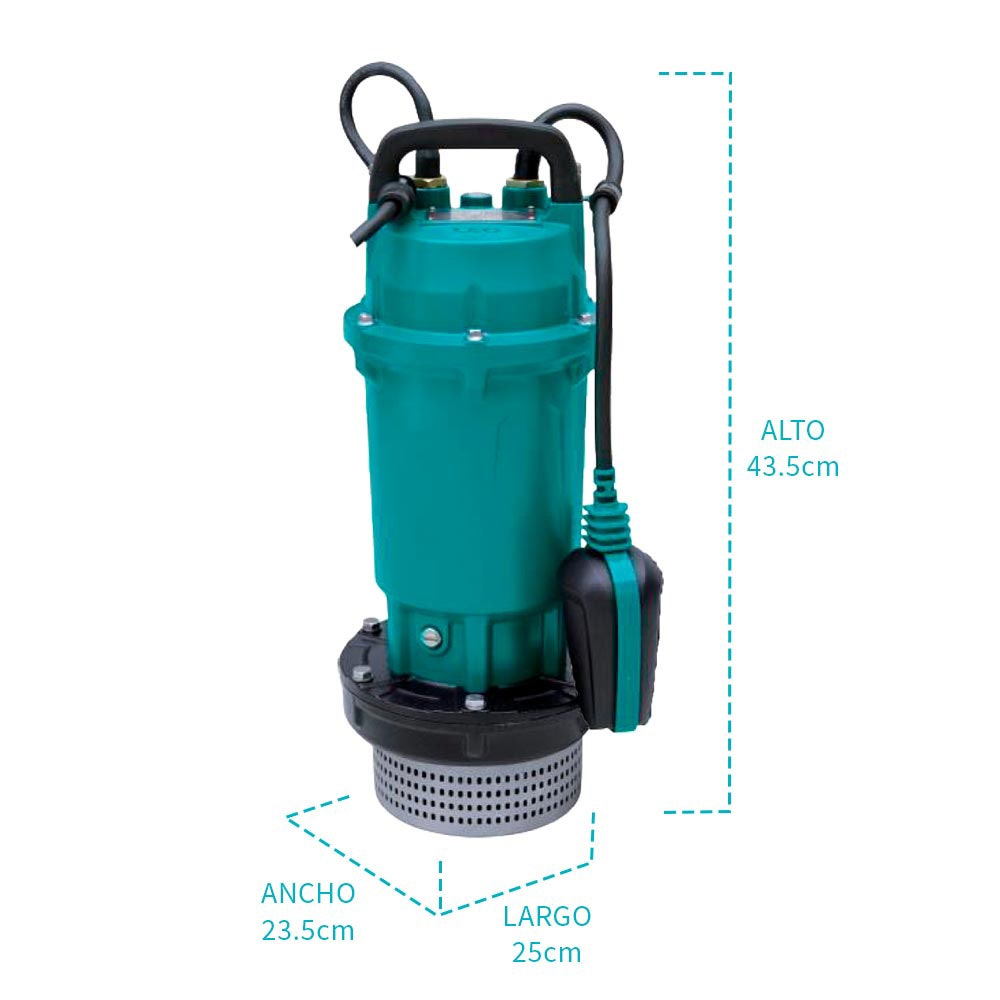 IUSA - Bomba sumergible para agua turbia 1 hp iusa