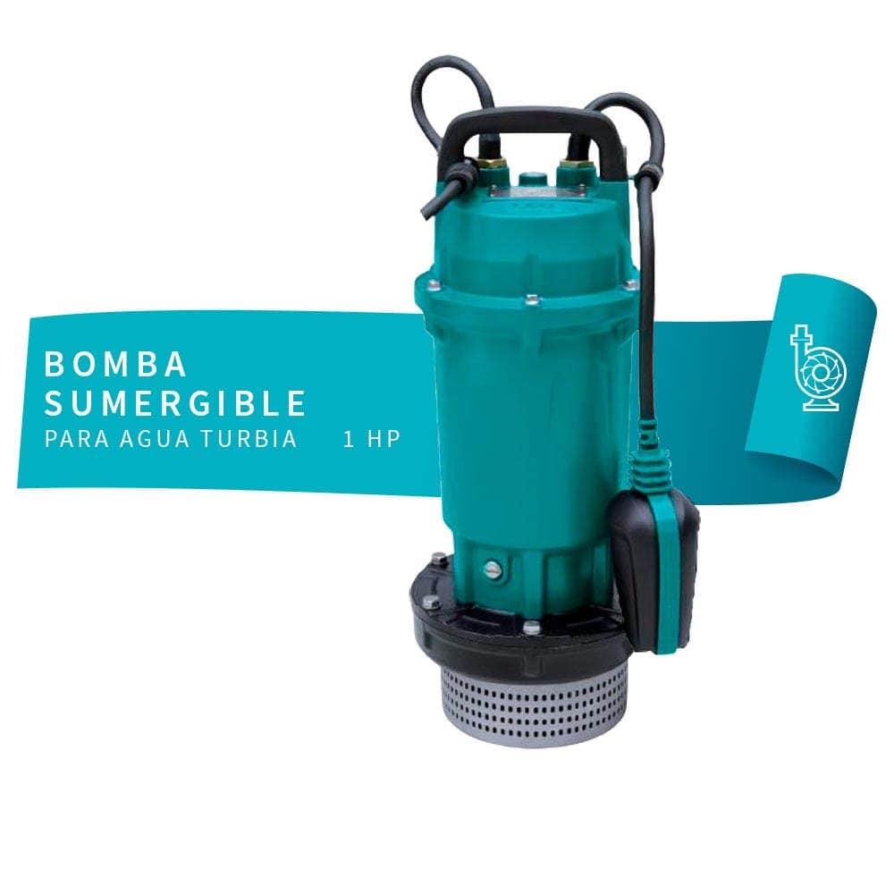 IUSA - Bomba sumergible para agua turbia 1 hp iusa