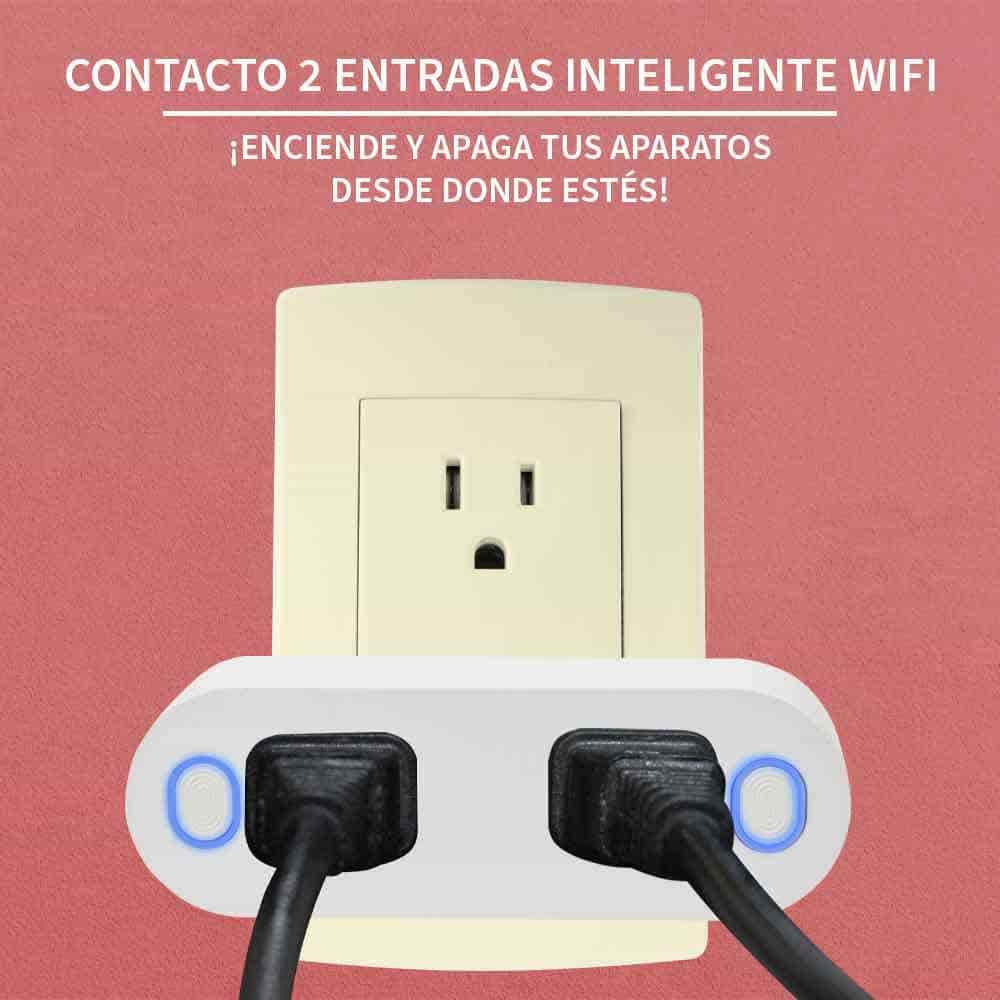 IUSA - Multicontacto inteligente wifi, 2 entradas