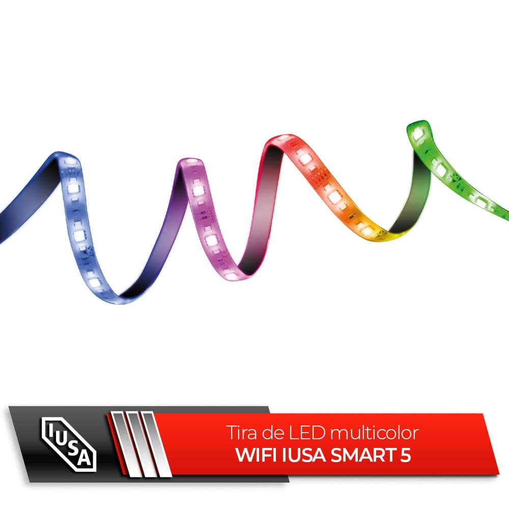 IUSA - Tira led wifi multicolor, IUSA Smart, 5 m