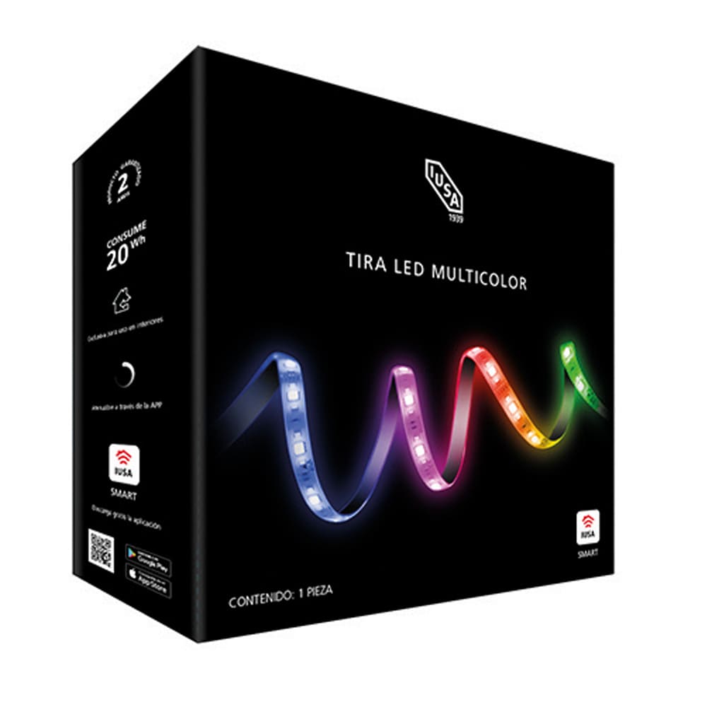 IUSA - Tira led wifi multicolor, IUSA Smart, 5 m