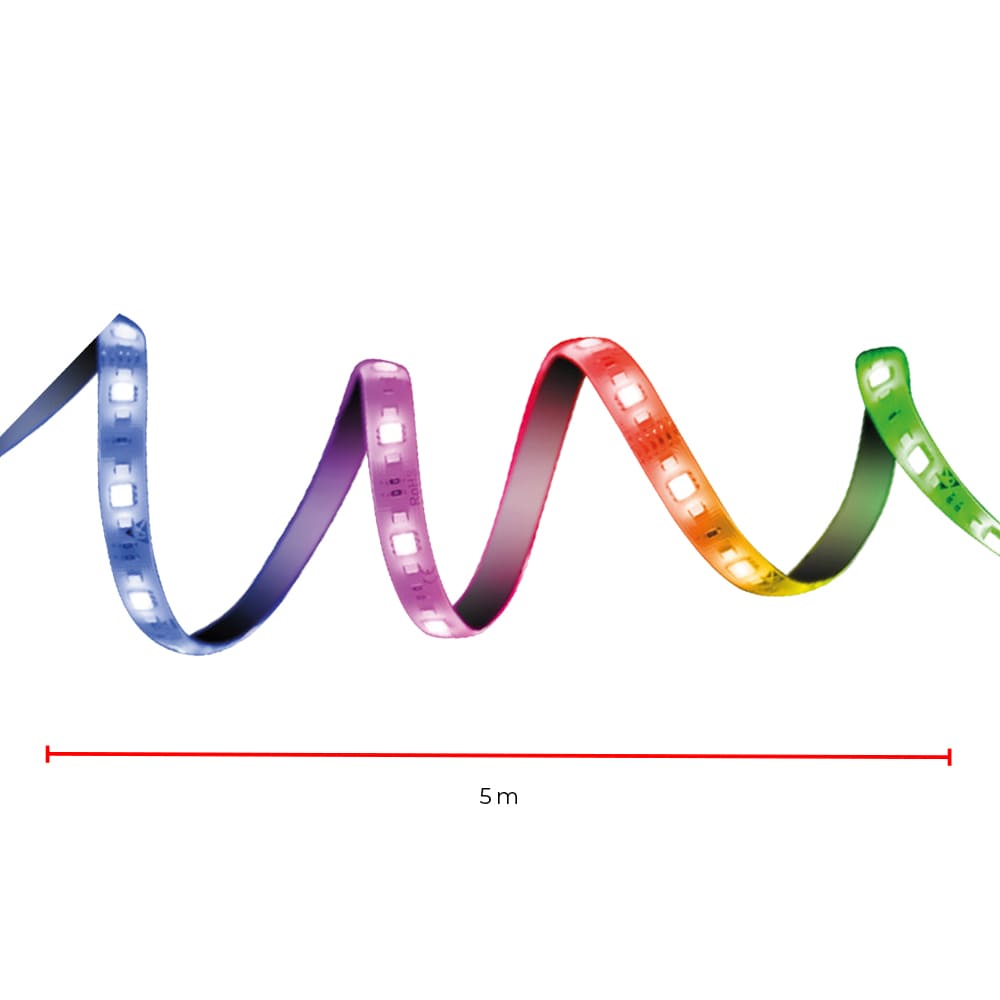 IUSA - Tira led wifi multicolor, IUSA Smart, 5 m