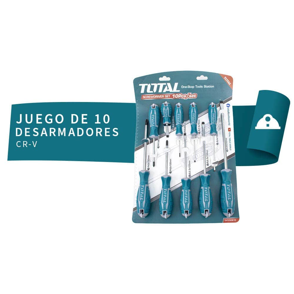 IUSA - Juego de 10 desarmadores total, CR-V