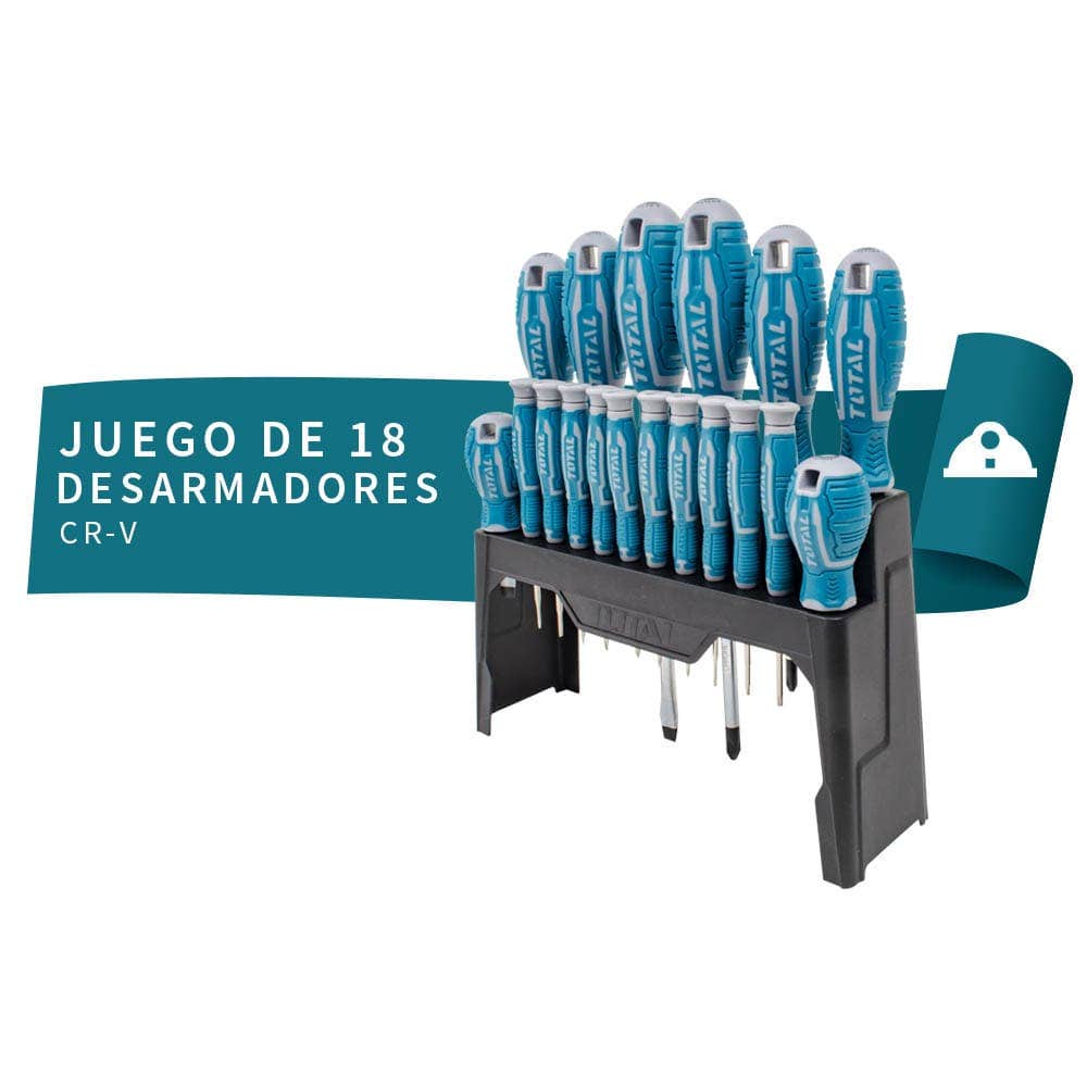 IUSA - Juego de 18 desarmadores total, CR-V