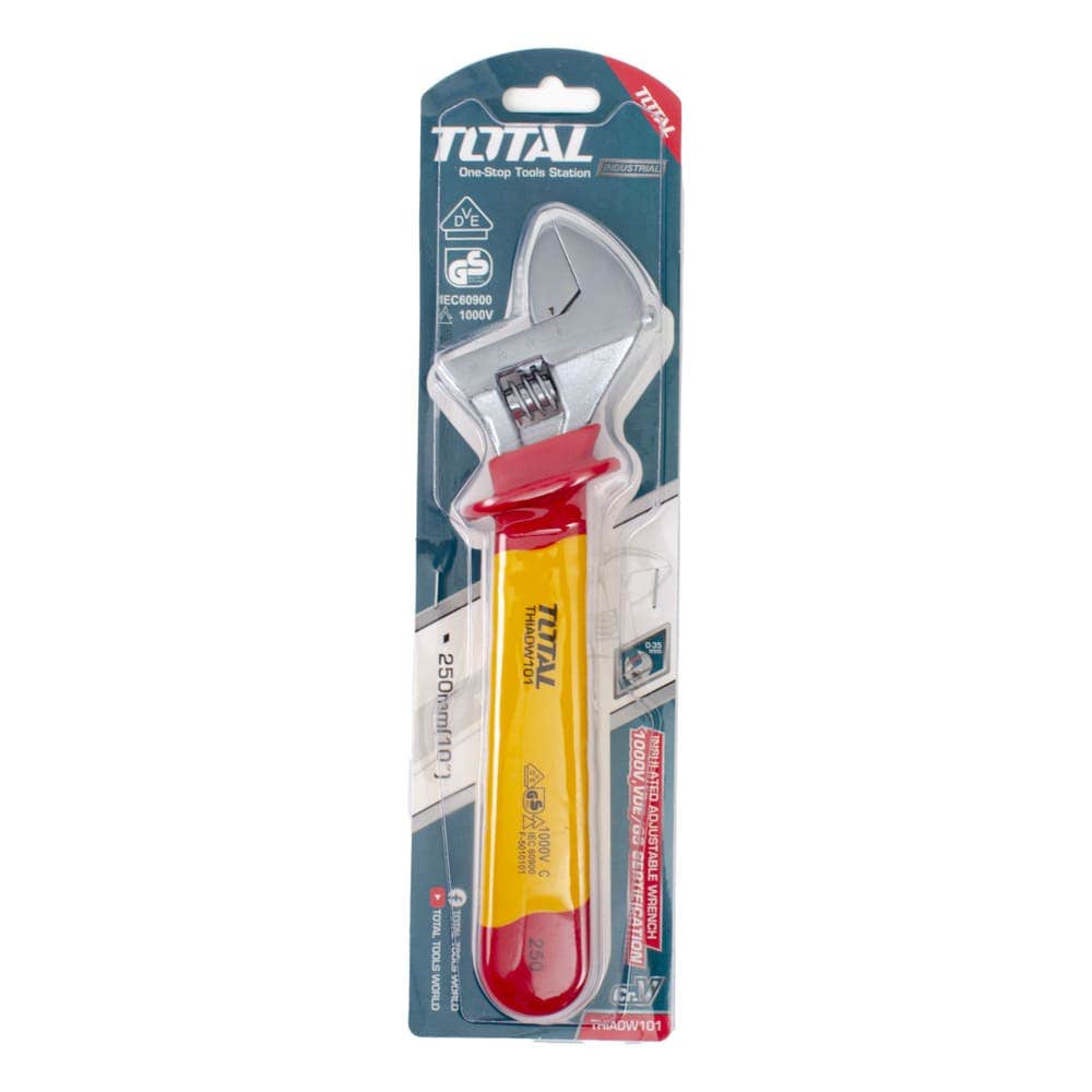 IUSA - Llave ajustable dieléctrica 10”, total