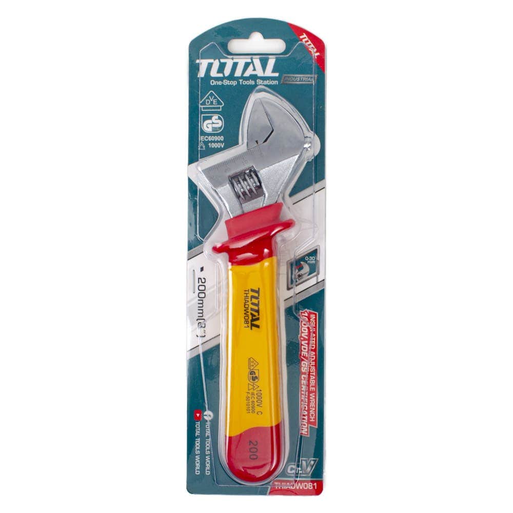 IUSA - Llave ajustable dieléctrica 8”, total