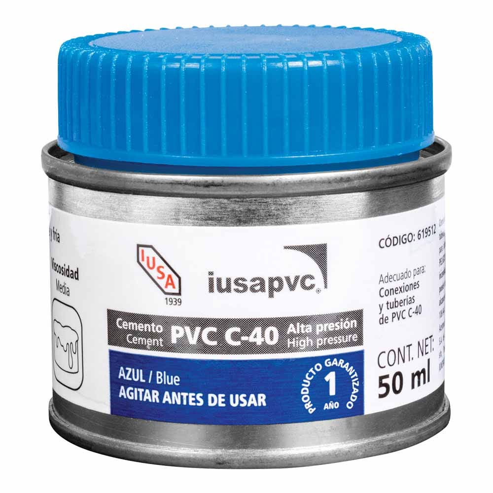 IUSA - Cemento iusa mini pvc azul (2oz) 50ml