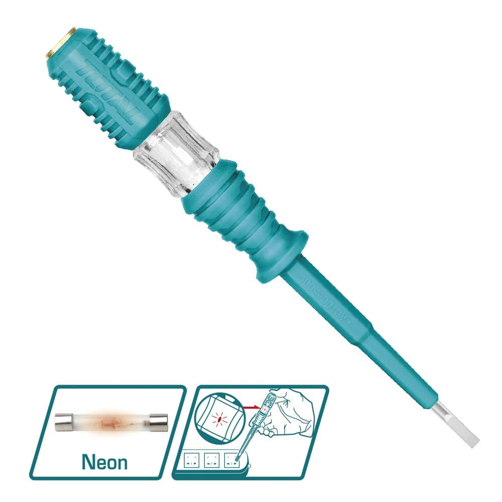 IUSA - Probador de corriente 100 V - 500 V con punta tipo desarmador Modelo THT291908 IUSA