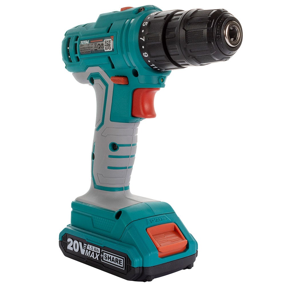 IUSA - Taladro Inalámbrico, Total, 3/8”, 20 V.