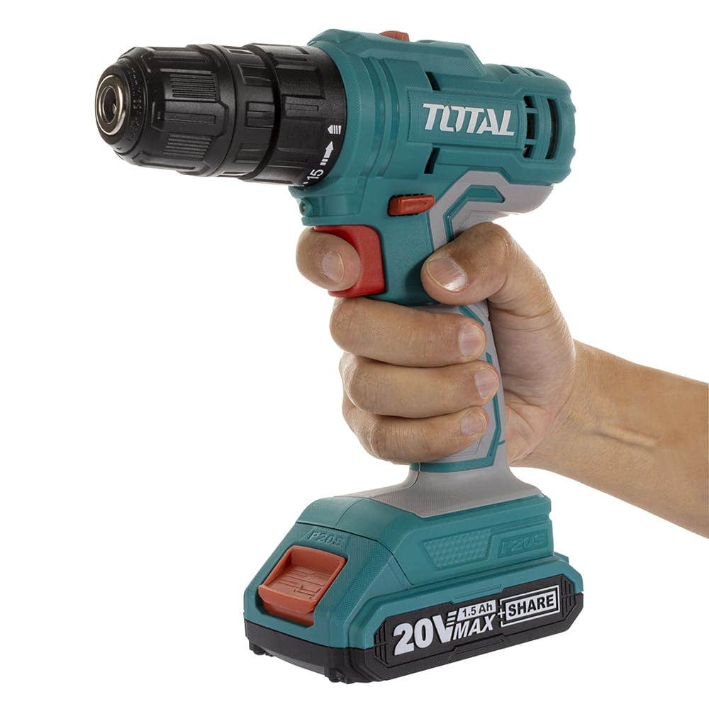 IUSA - Taladro Inalámbrico, Total, 3/8”, 20 V.
