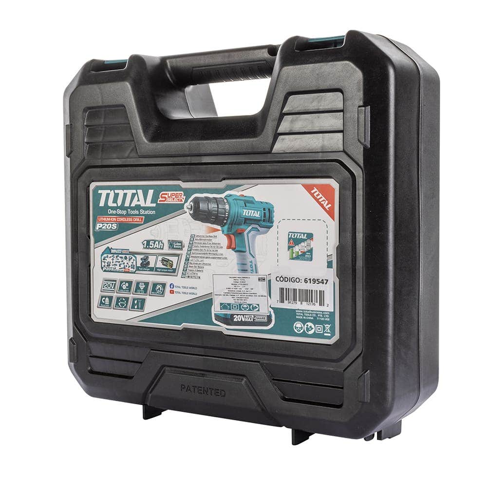 IUSA - Taladro Inalámbrico, Total, 3/8”, 20 V.