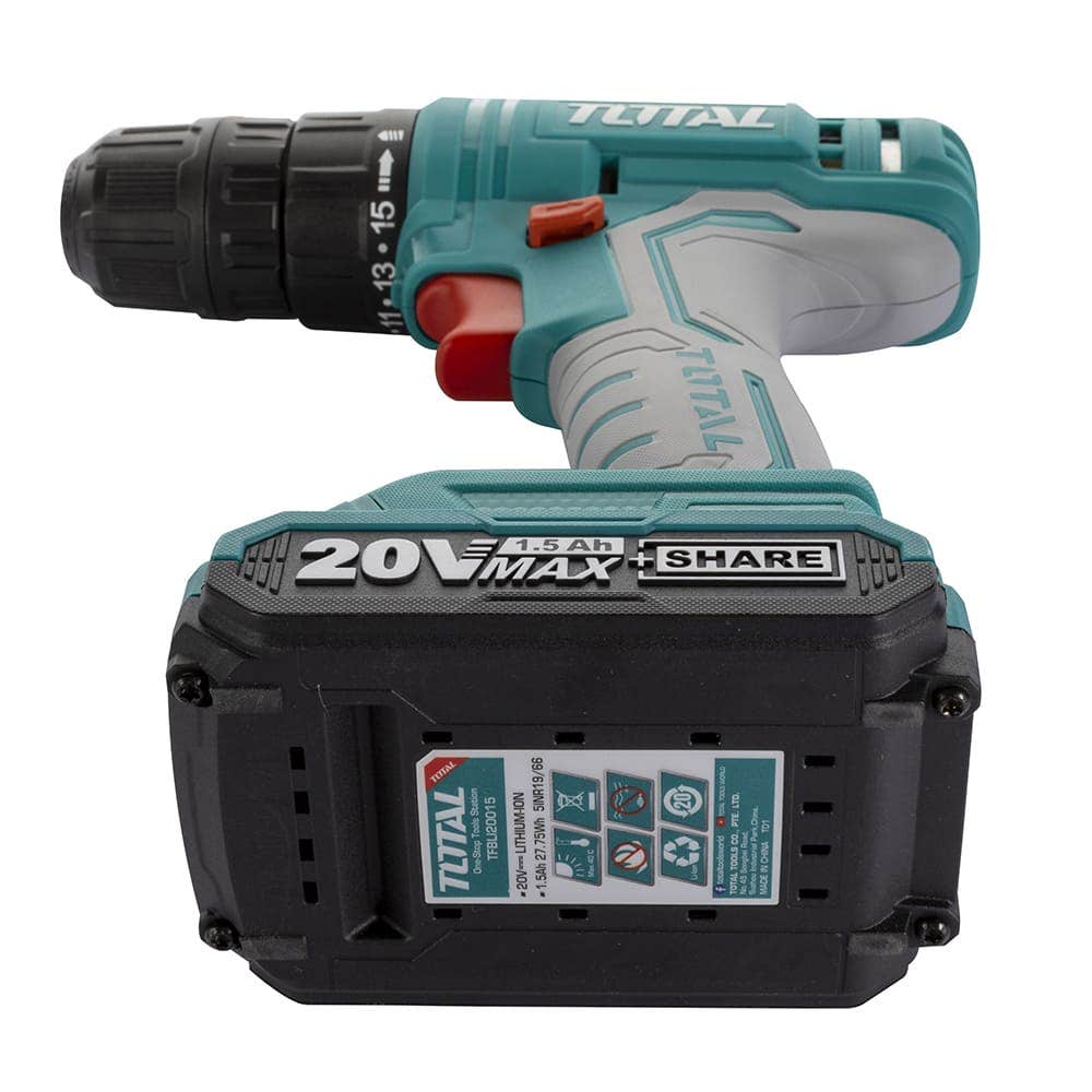 IUSA - Taladro Inalámbrico, Total, 3/8”, 20 V.