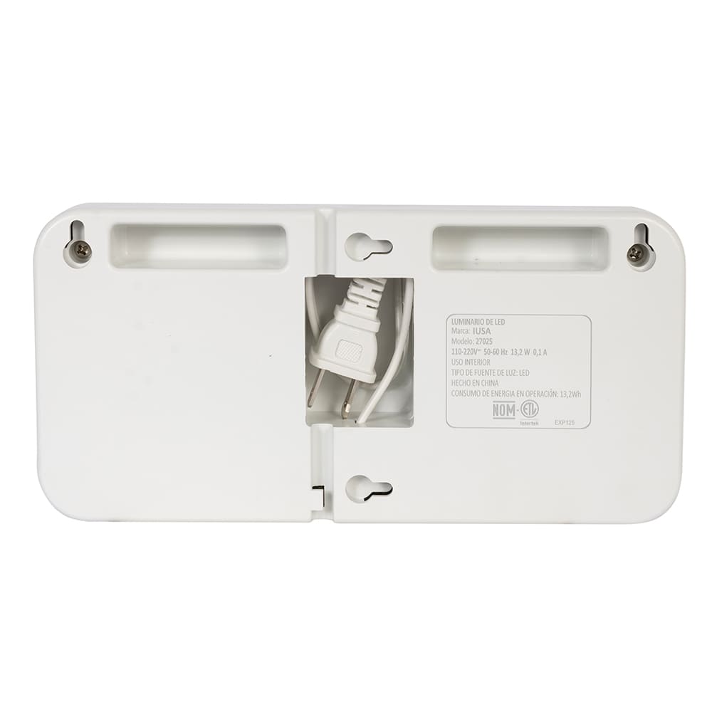 IUSA - Lámpara de emergencia 2 faros LED 4 W, 400 lm, IUSA