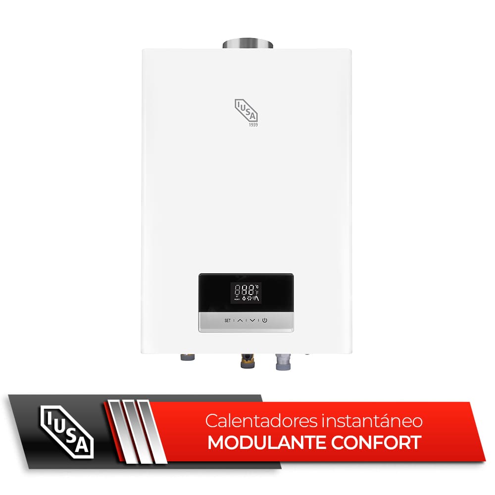 IUSA - Calentador instantáneo modulante 30 L gas natural IUSA Smart