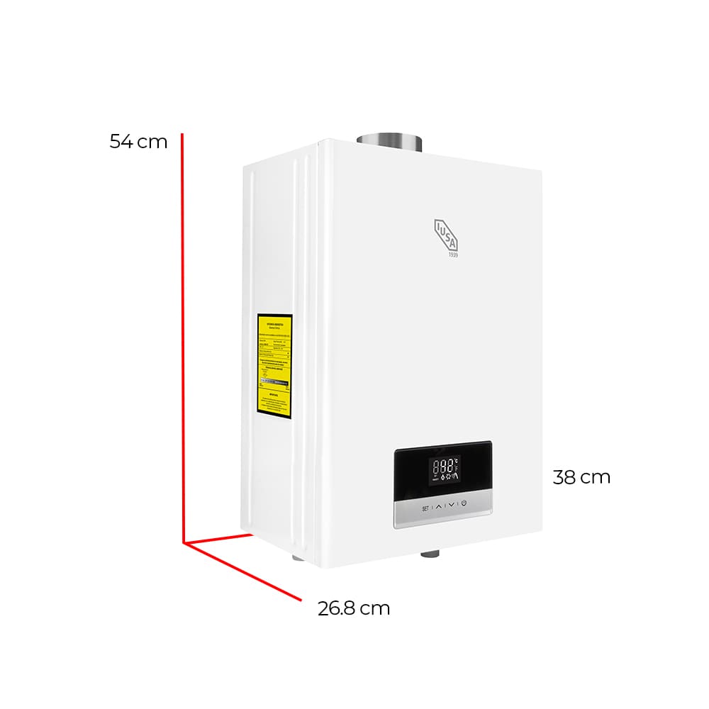 IUSA - Calentador instantáneo modulante 30 L gas natural IUSA Smart