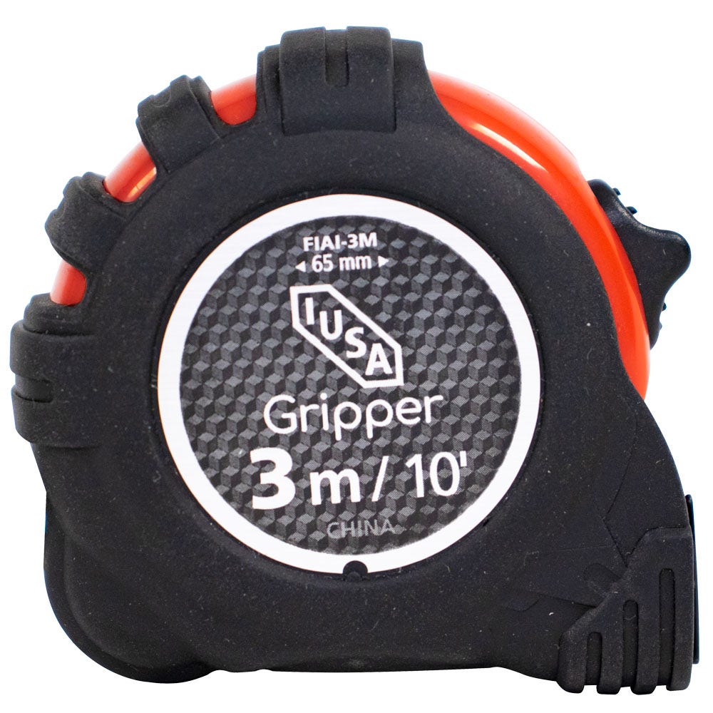 IUSA - Flexómetro compacto, anti impacto, iusa, 3 m