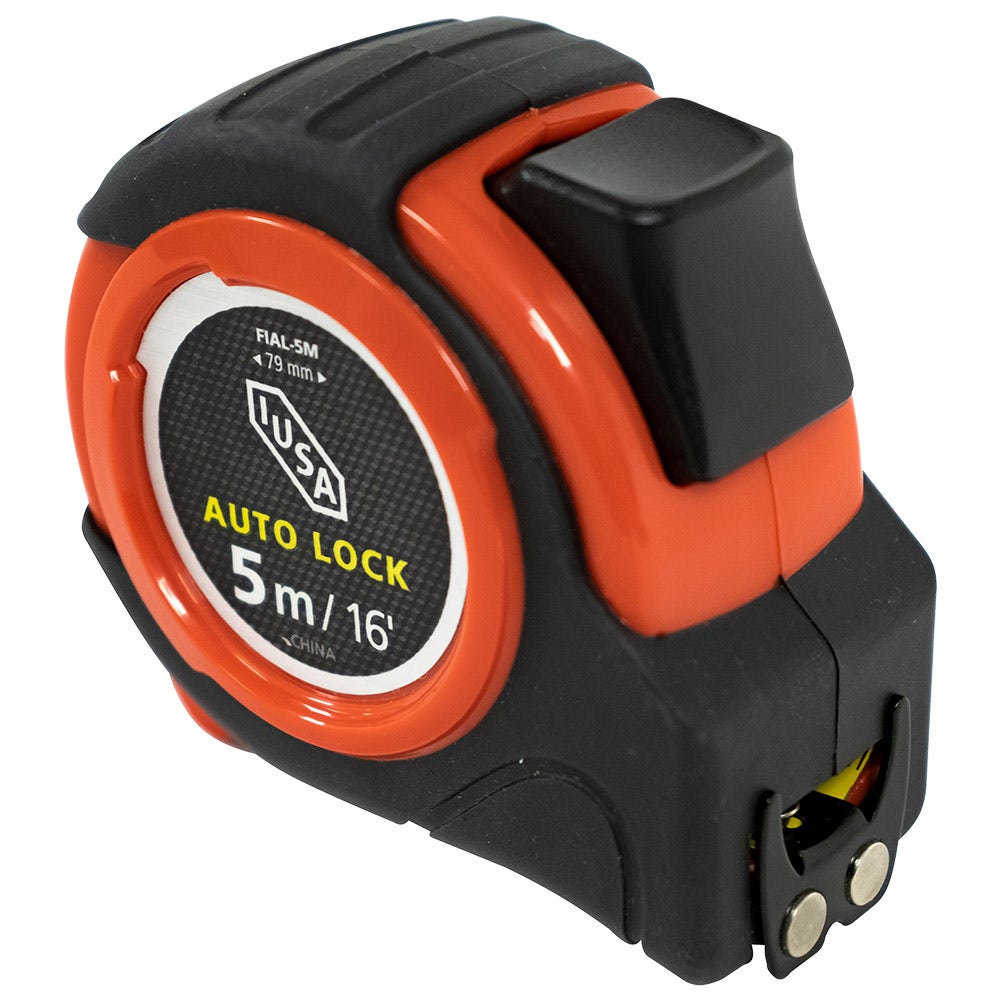 IUSA - Flexómetro auto-lock, anti impacto, iusa,  5 m