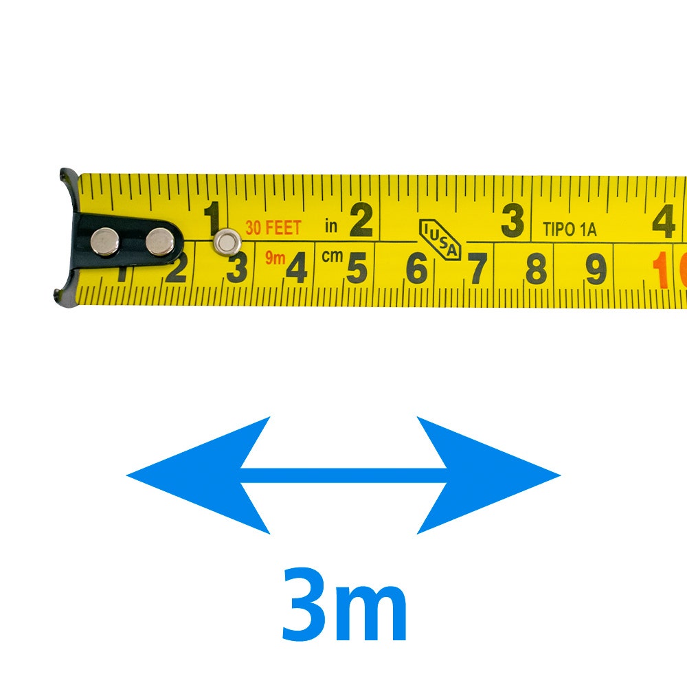 IUSA - flexómetro compacto, iusa, 3 m