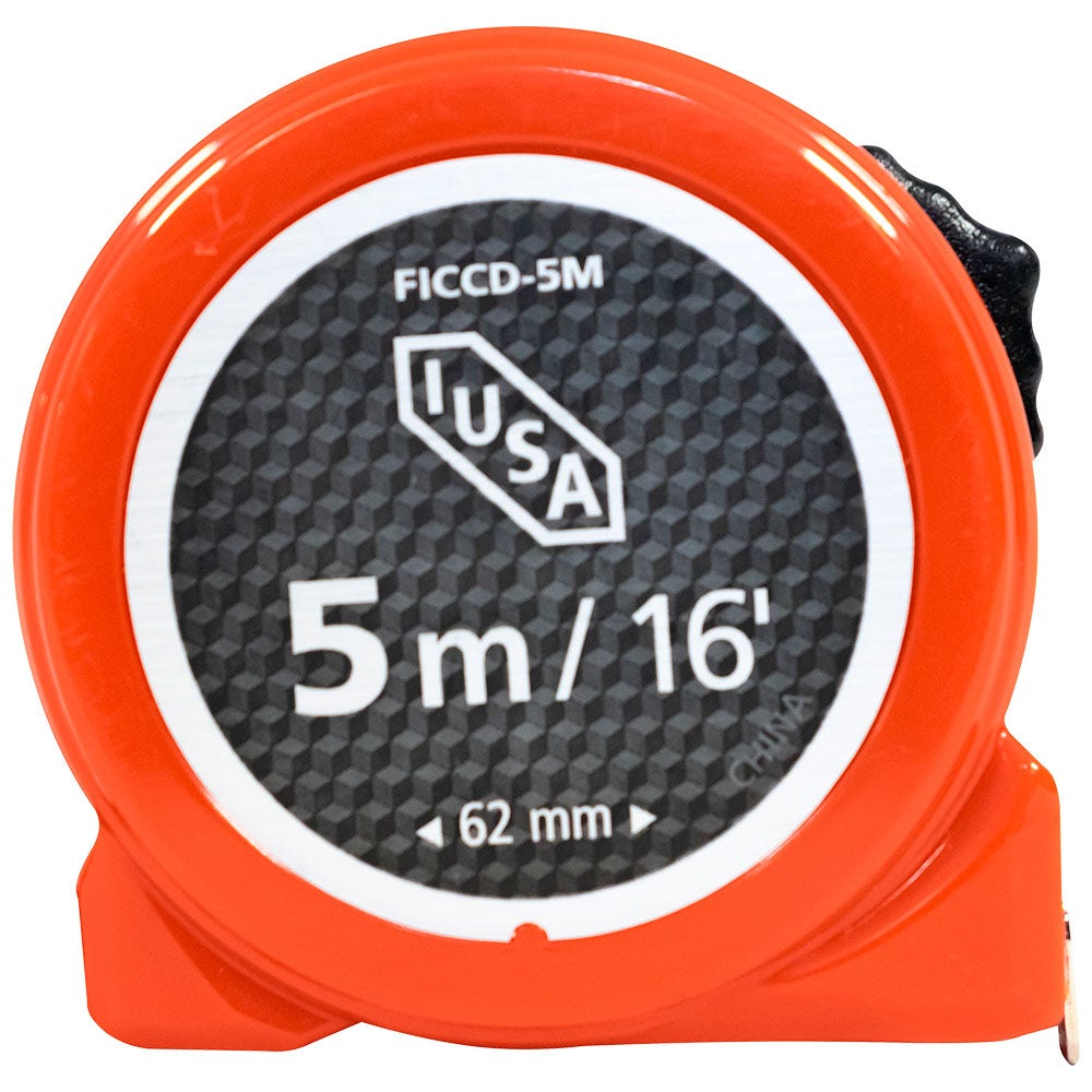 IUSA - flexómetro compacto, iusa, 5 m, con correa