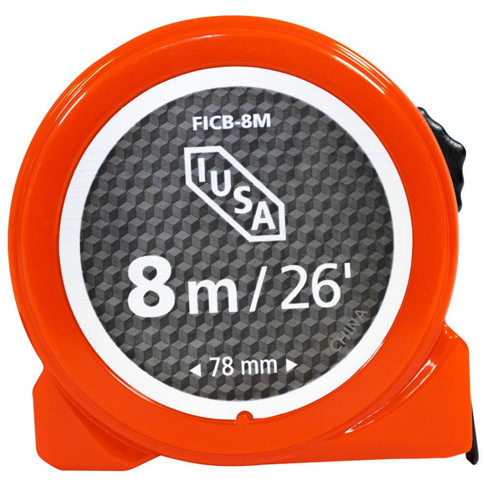 IUSA - flexómetro compacto, iusa, 8 m