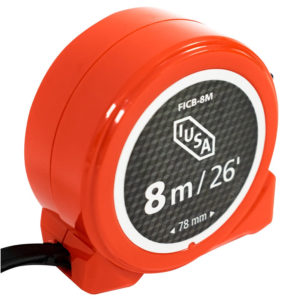 IUSA - flexómetro compacto, iusa, 8 m