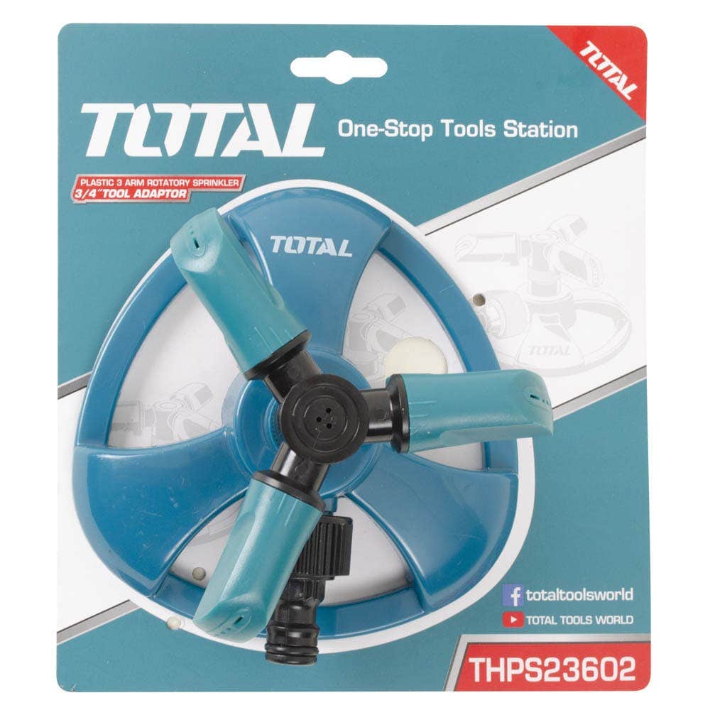 IUSA - Aspersor giratorio, total, de 3 brazos