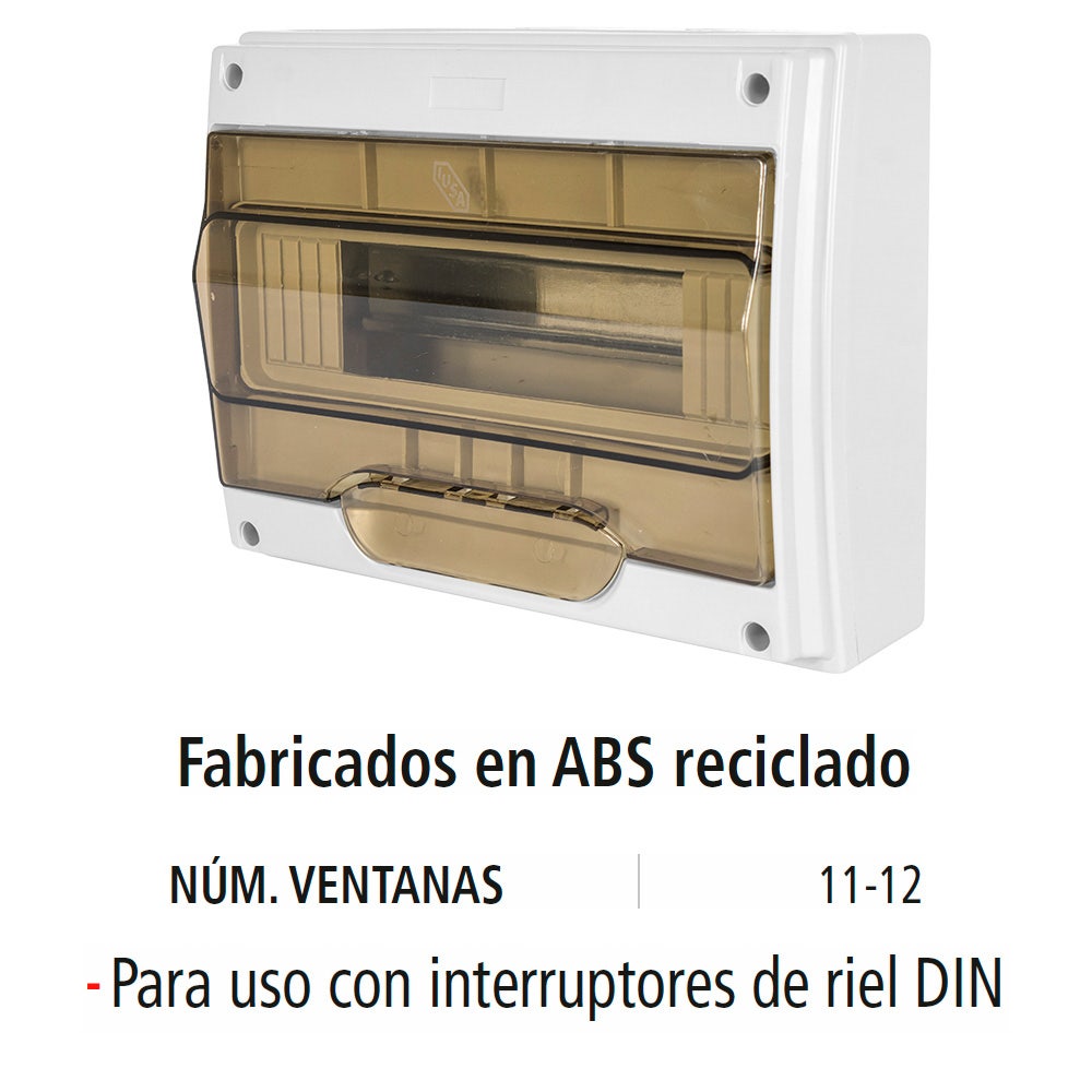 IUSA - Centro de carga de policarbonato, 11 ventanas