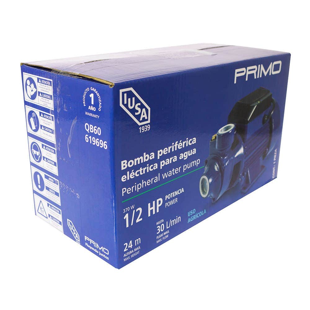 IUSA - Bomba periférica 1/2 hp uso intermitente