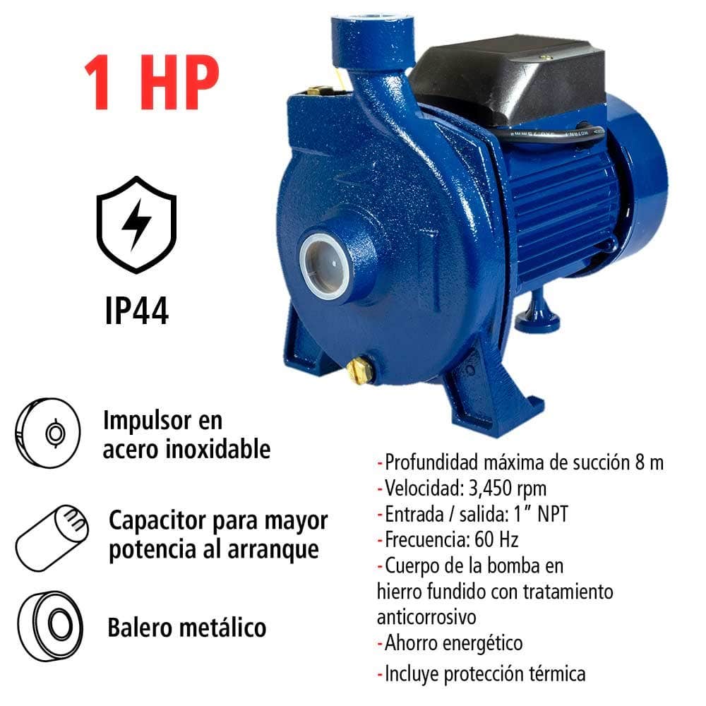 IUSA - Bomba hidráulica centrífuga 1 hp primo