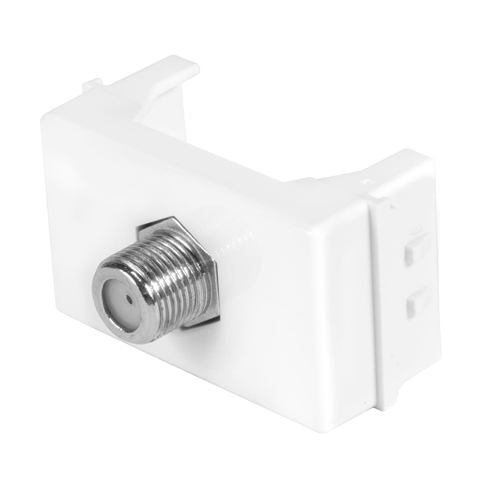 IUSA - Toma tv coaxial blanco iusa
