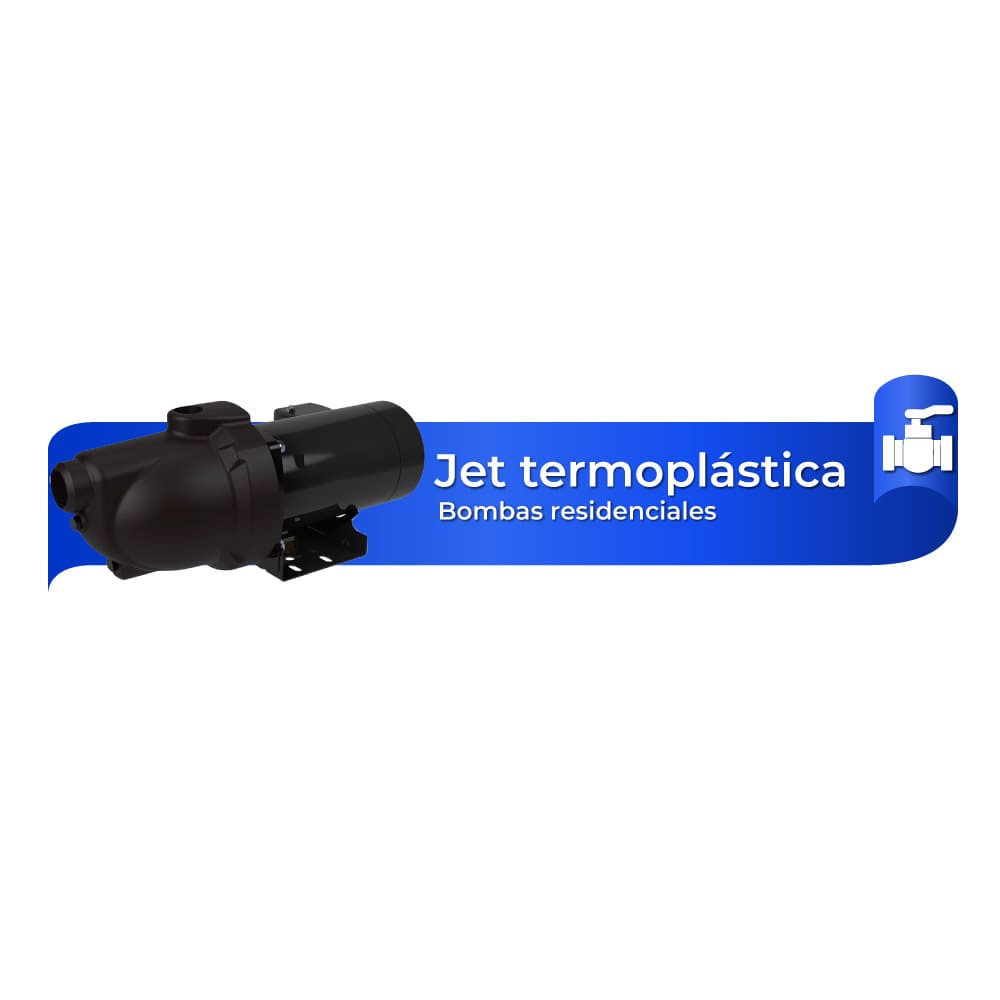 IUSA - Bomba hidráulica iusa 1/2 hp, tipo jet, termoplástica