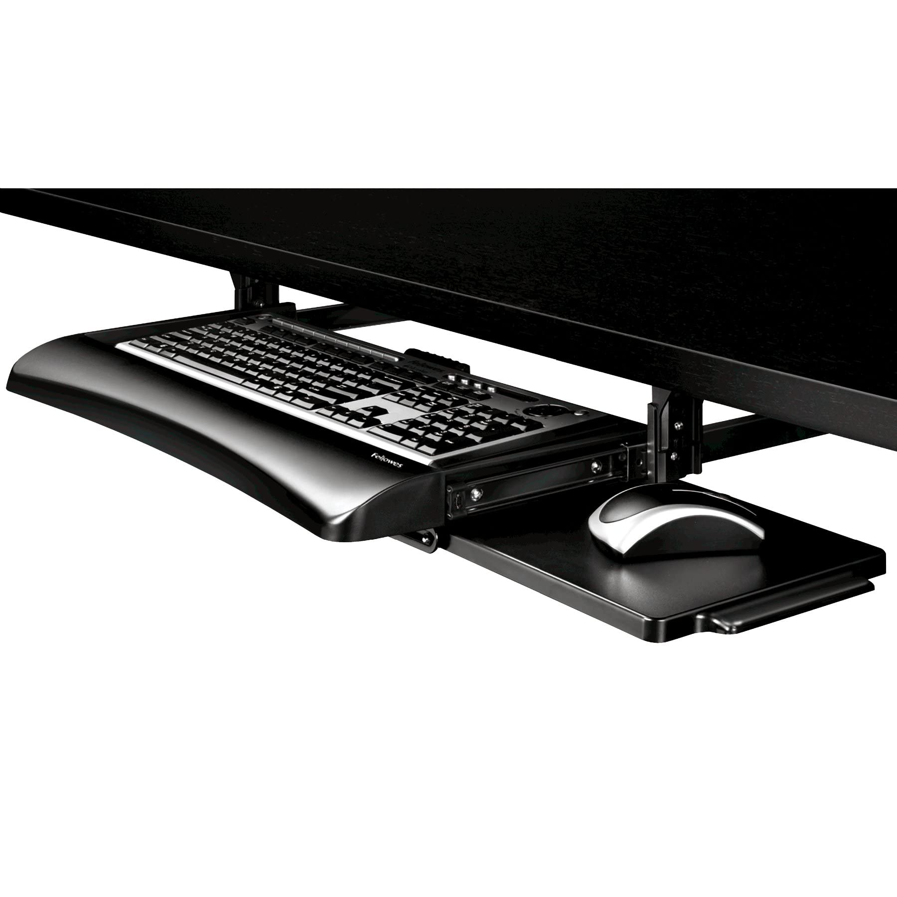 FELLOWES - Bandeja para Teclado Fellowes Office Suites Debajo del Escritorio Color Negro