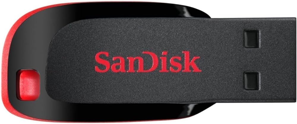 SANDISK - Memoria USB SanDisk Flash Cruzer Blade 32GB USB 2.0 Color Negro SDCZ50-032G-B35