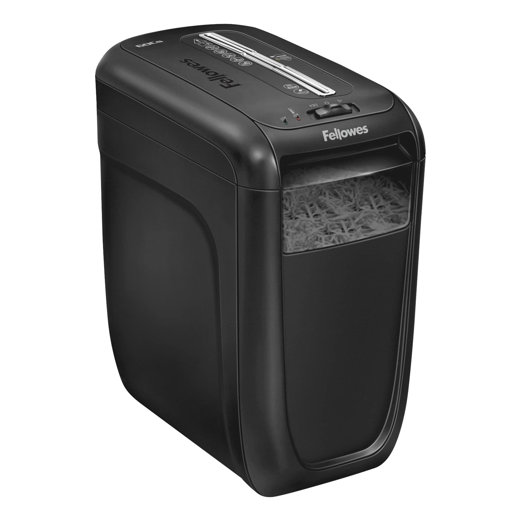 FELLOWES - Trituradora Fellowes Powershred 60CS Corte Cruzado 10 Hojas 6 Galones Color Negro