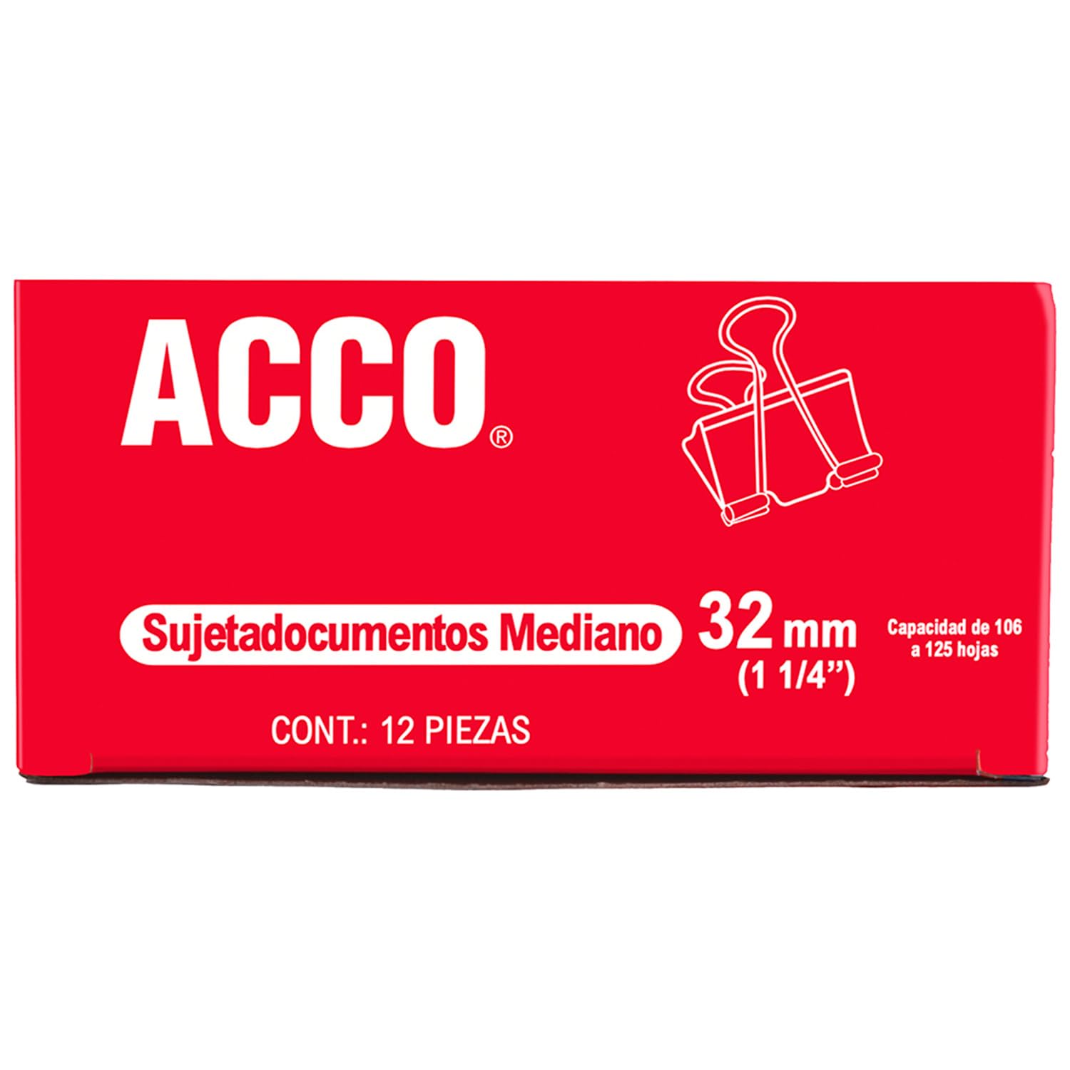 ACCO - SUJETA DOCUMENTOS ACCO 5434 MEDIANO C/12 SUJETADORES