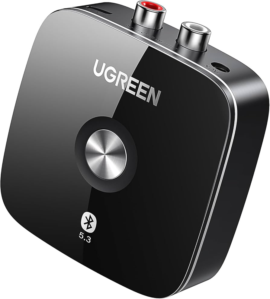UGREEN - UGREEN Transmisor/Receptor Bluetooth Aptx HD 5.0 (LY) (3.5 + fibra óptica)