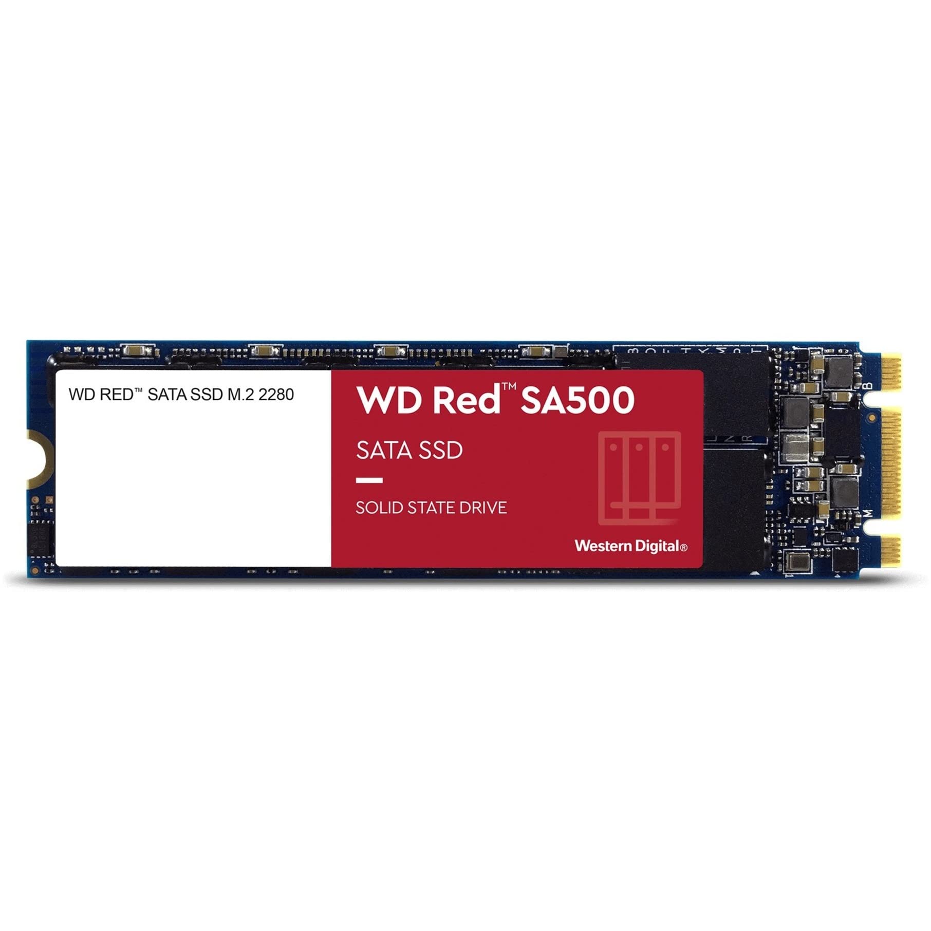 WESTERN DIGITAL - SSD Interno Western Digital Red SA500 2TB M.2 2280 SATA lll Lect 560/530 MBs 3D NAND para NAS