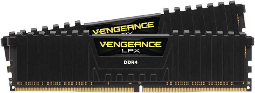 CORSAIR - Memoria RAM Corsair Vengeance LPX 32GB (2x16GB) DDR4 3200MHz DIMM XMP Negro CL16