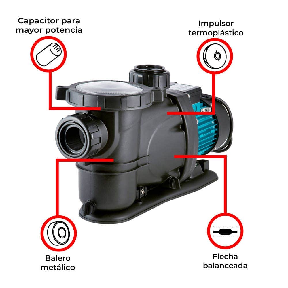 IUSA - Bomba para piscina 2.0 hp IUSA