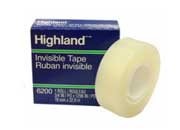 3M - Cinta Invisible 3M 6200 Highland 0.19X33Mts Pza
