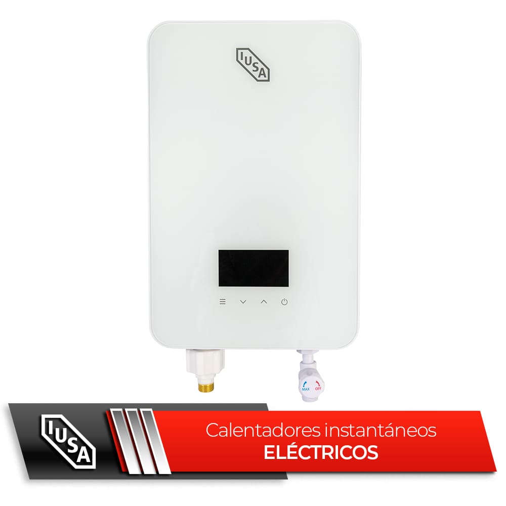 IUSA - Calentador instantáneo eléctrico IUSATRONIC-8, 4.9 l/min