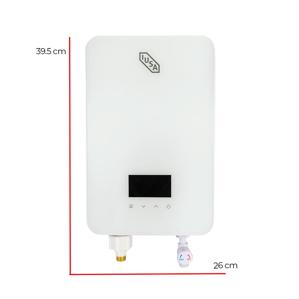 IUSA - Calentador instantáneo eléctrico IUSATRONIC-8, 4.9 l/min