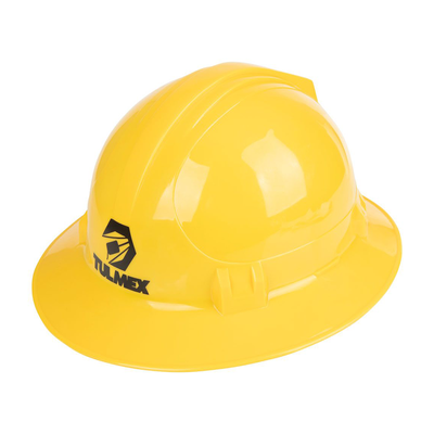 TULMEX - Casco de Seguridad Tipo ala Ancha / Color Amarillo