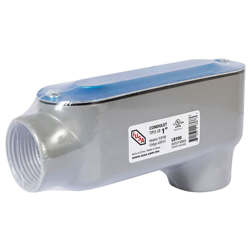 IUSA - Conexión condulet, tipo LB, 1” IUSA