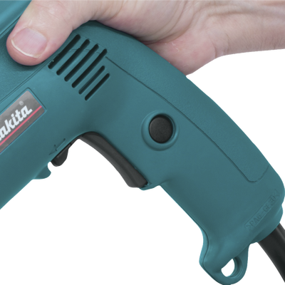 MAKITA - Taladro 120 Vca (3/8") velocidad variable de 0 a 2500 RPM, Potencia 530 W. incluye llave de mandril