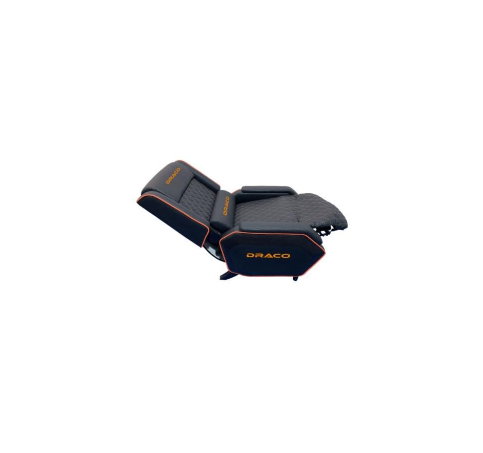 NEXTEP SOLUCIONES - Sofá Gamer Reclinable Dragon XT Modelo Draco Color Negro-Naranja